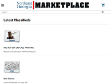 Tablet Screenshot of northeastgeorgiamarketplace.com